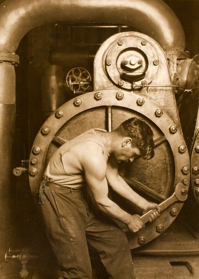 Powerhouse Mechanic by Lewis Wickes Hine